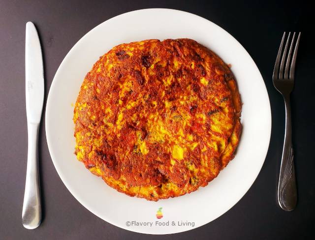 Broccoli and Red Pepper Frittata