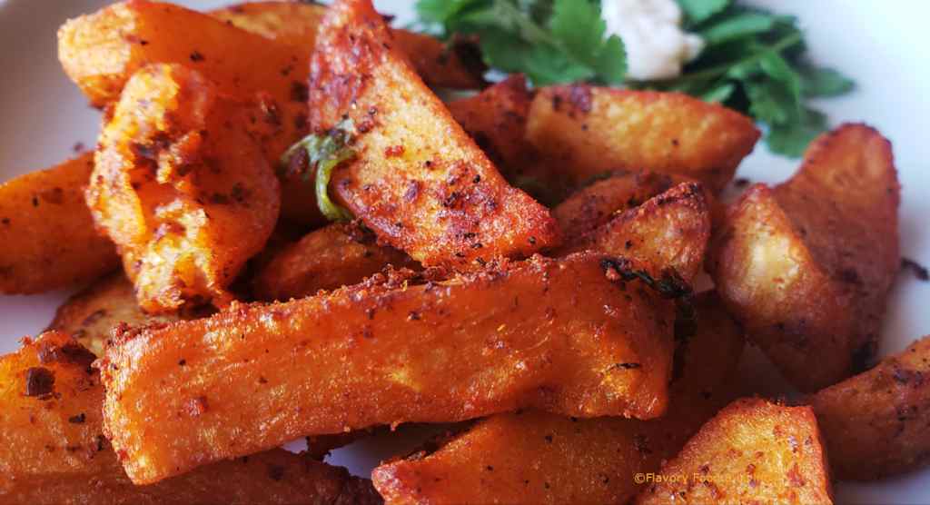 Air-fried Potato Wedges