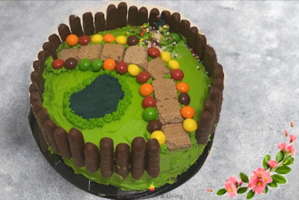 Flavorful Recipes: Easy Cottage Garden Design Cake